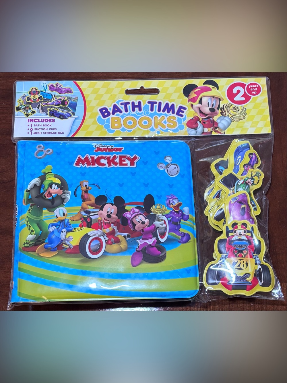 Disney Junior Mickey Bath Time Book Ages 2 and up